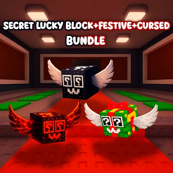 Secret Lucky Block + Festive + Cursed Bundle