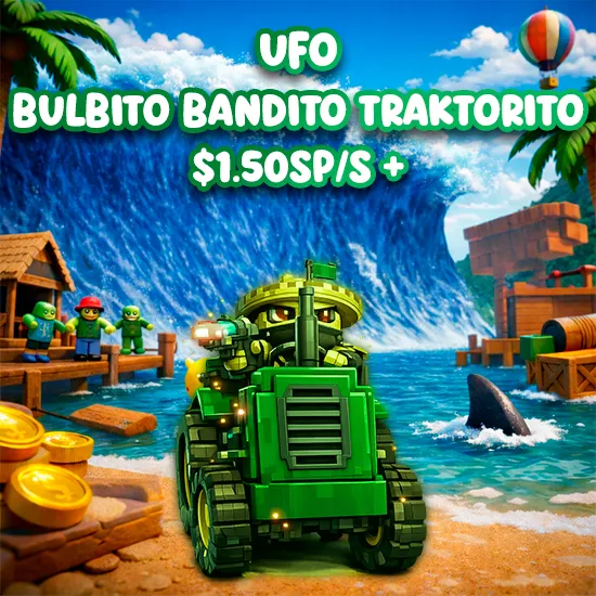 Ufo Bulbito Bandito Traktorito $1.50Sp/s +