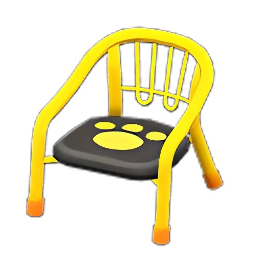 Yellow x Paw Print