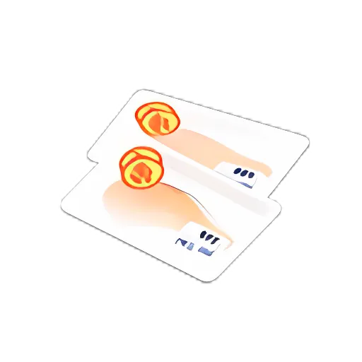 Salmon x Yellow Stickers