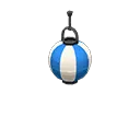 Black x Blue & White Stripes