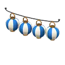 Brass x Blue & White Stripes