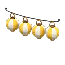 Brass x Yellow & White Stripes