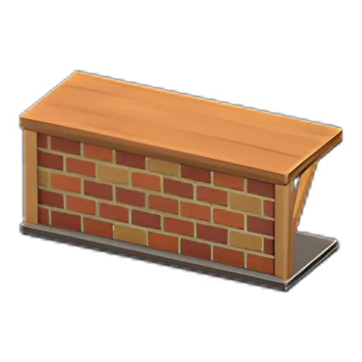 Brick & Natural Wood