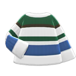 White, Blue & Green