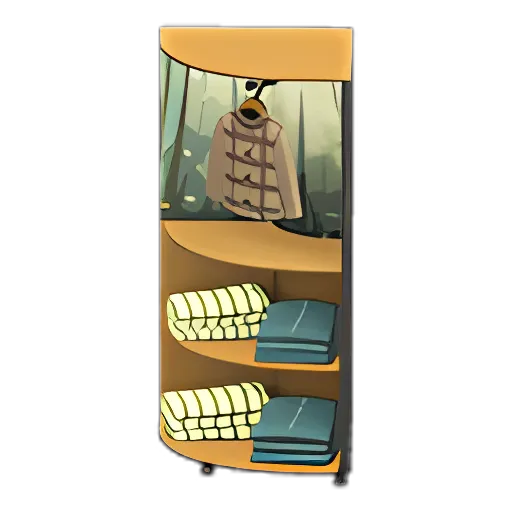 Natural Wood x Neutral-Tone Clothes