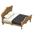 Light Brown x Damascus-Pattern Black