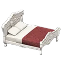 White x Damascus-Pattern Red