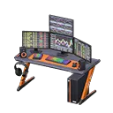 Black & Orange x Stock Trading