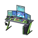 Black & Green x Third-Person Game