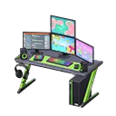 Black & Green x First-Person Game