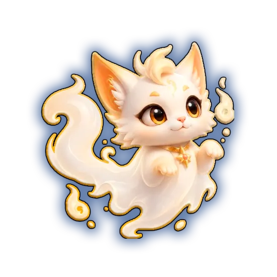 Ghostly Cat