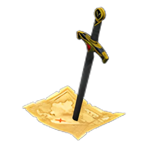 Gold & Black x Old Map