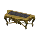 Gold x Damascus-Pattern Black