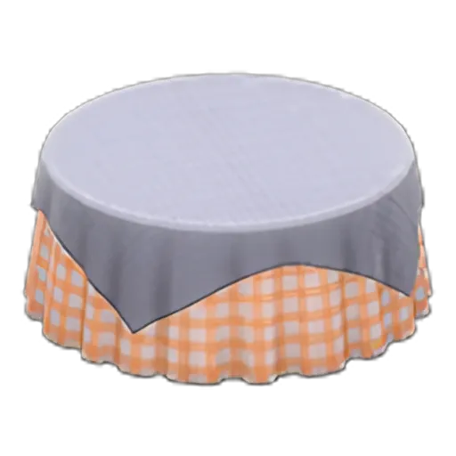 Gray x Orange Gingham