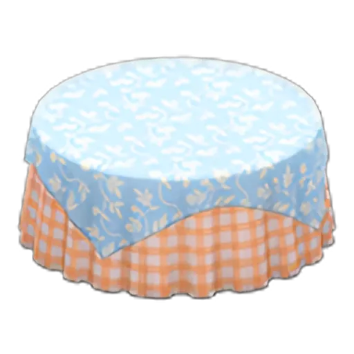 Light Blue x Orange Gingham
