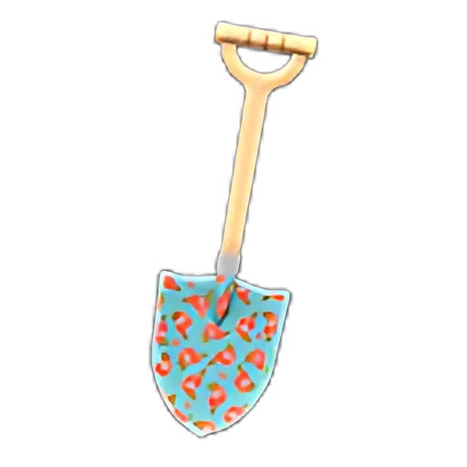 Printed-Design Shovel