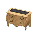 Light Brown x Damascus-Pattern Black