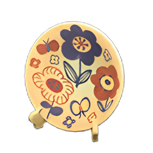 Light Brown x Sepia Floral Design