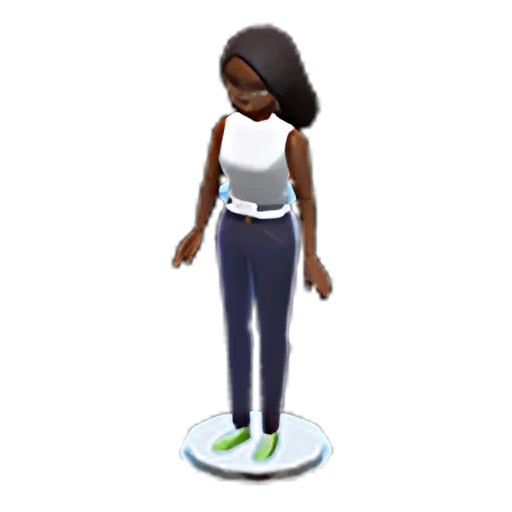 Medium-Length Black x Simple