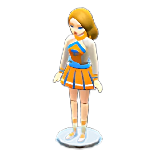 Medium-Length Gold x Cheerleader