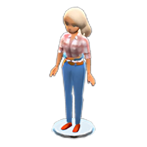 Medium-Length White x Casual