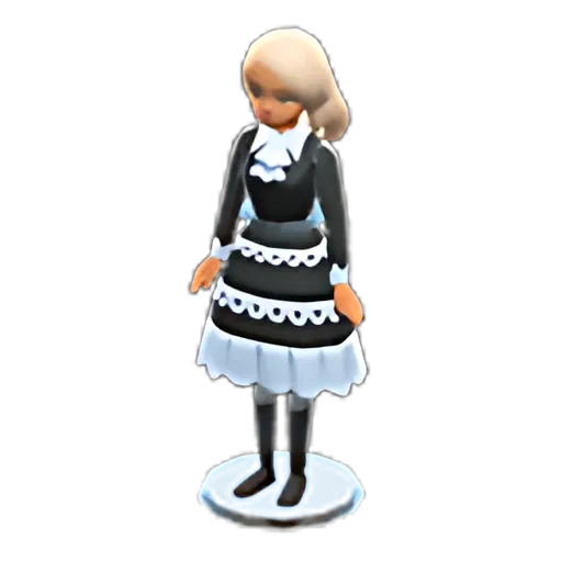 Medium-Length White x Dress