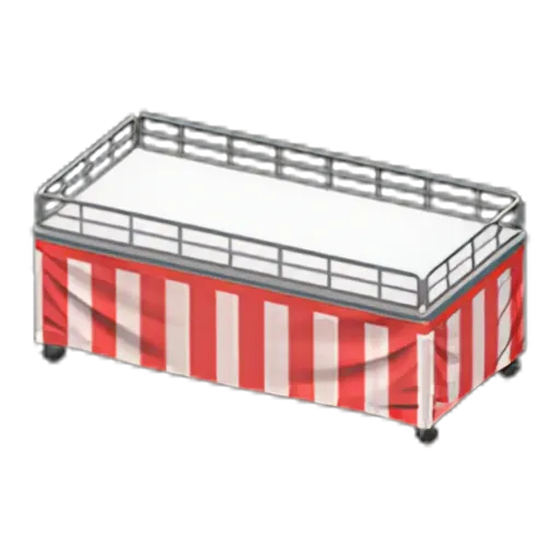 White x Red & White Stripes