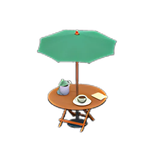 Natural Wood x Green