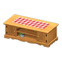Natural x Red Gingham