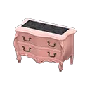 Pink x Damascus-Pattern Black