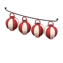 Red x Red & White Stripes