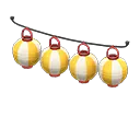 Red x Yellow & White Stripes