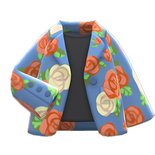 Orange Roses On Blue