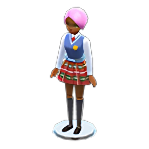 Short Pink x School Uniform