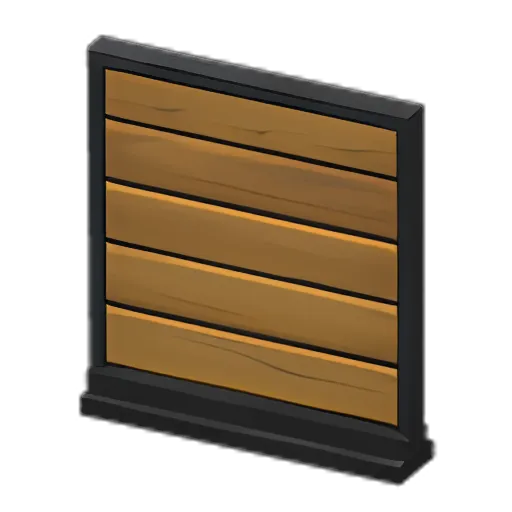 Black x Horizontal Planks