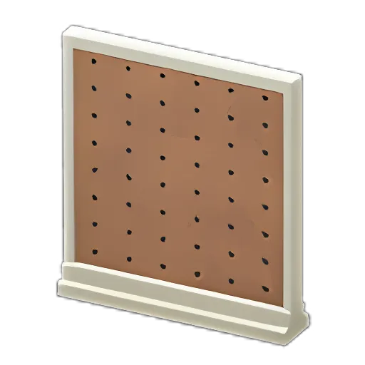 White x Pegboard