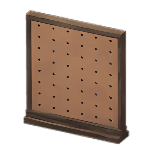 Dark Brown x Pegboard