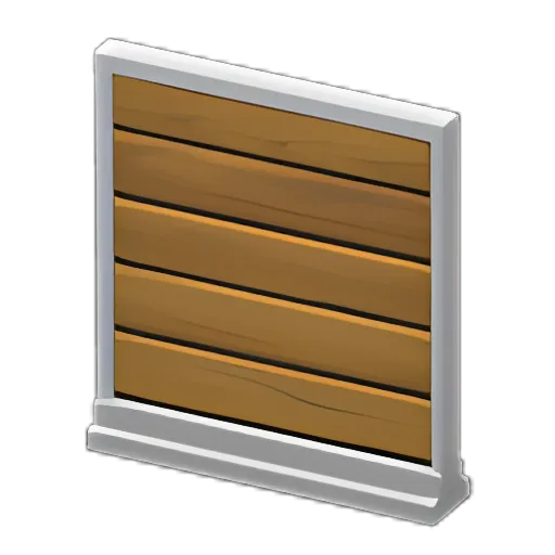 Light Gray x Horizontal Planks