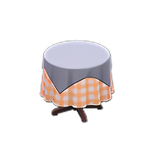 Gray x Orange Gingham