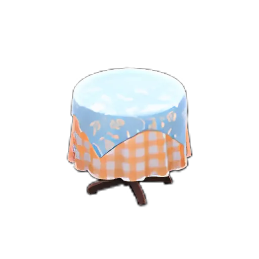 Light Blue x Orange Gingham