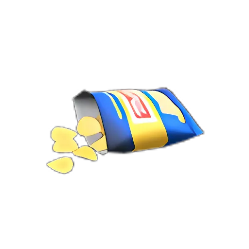 Flavored Chips x Blue & Yellow