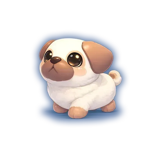 Snowball Pug