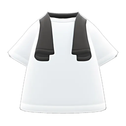 Black Towel & White Shirt