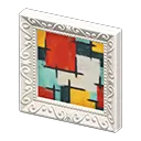White x Abstract Painting