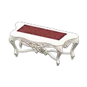 White x Damascus-Pattern Red