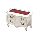 White x Damascus-Pattern Red