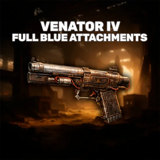 Venator IV Full blue attachments