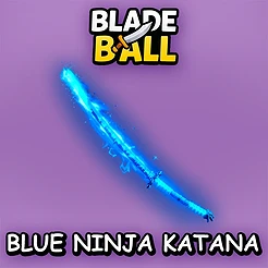 Blue Ninja Katana