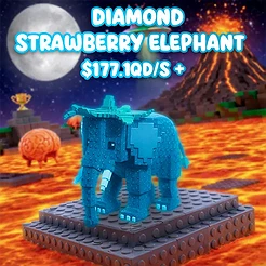 Diamond Strawberry Elephant $177.1Qd/s +